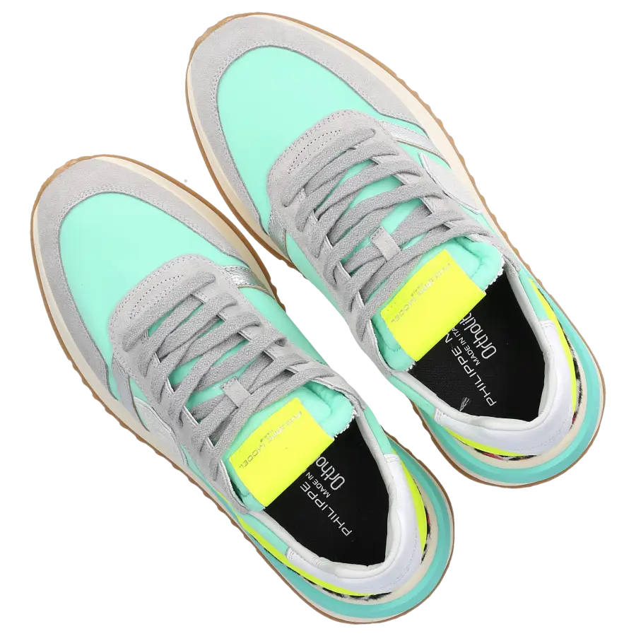 Philippe Model - Sneaker low TYLD AP02 Veloursleder - türkis