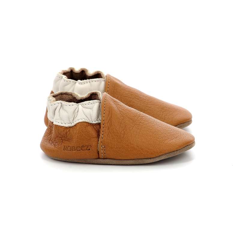 Chaussons cuir tannage vegetal Coddle Baby