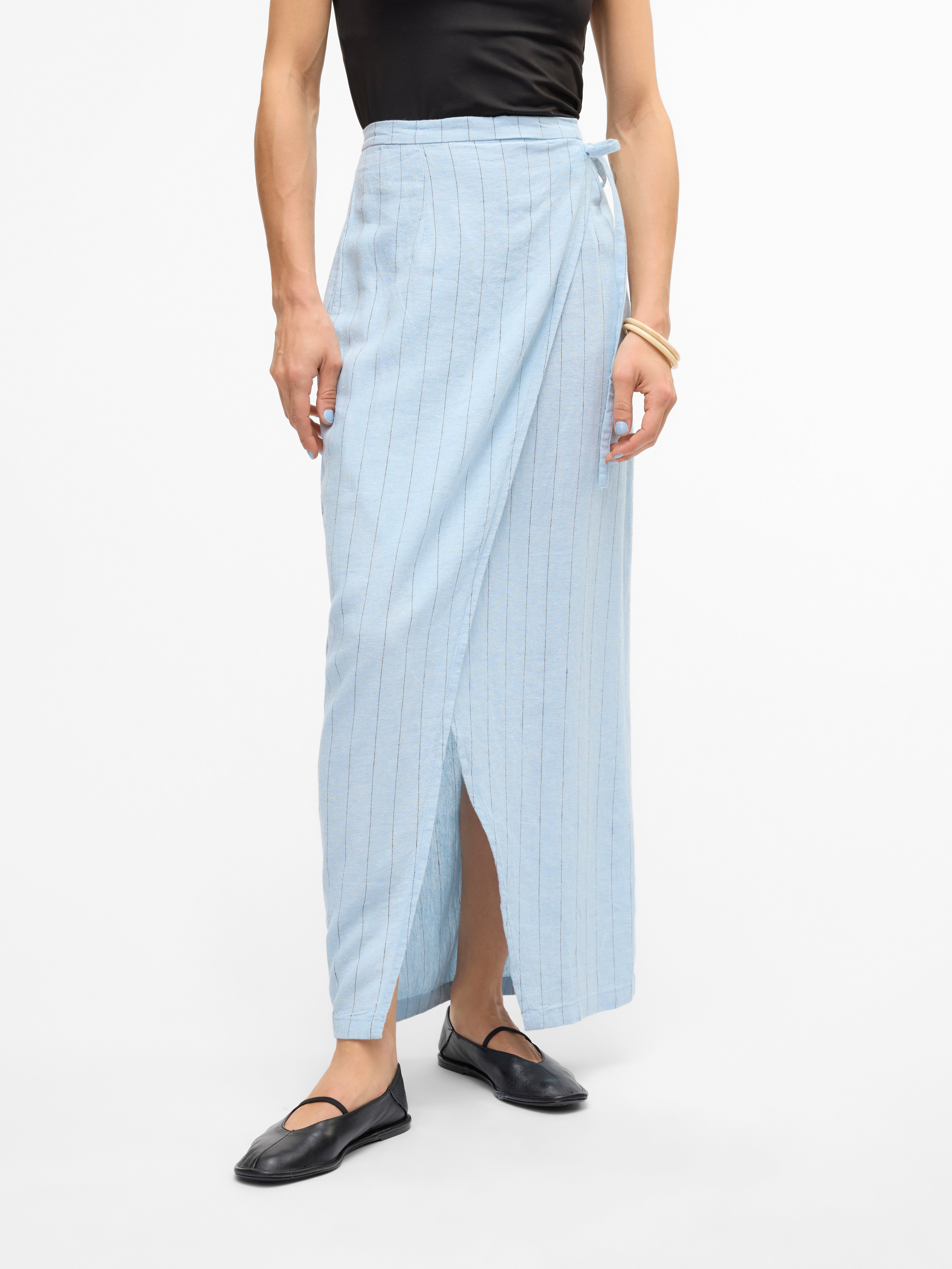 VMMINDY Hohe Taille Langer Rock