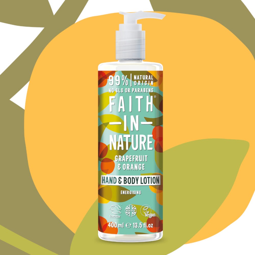 Faith in Nature Grapefruit Orange Hand & Bodylotion 400 ml