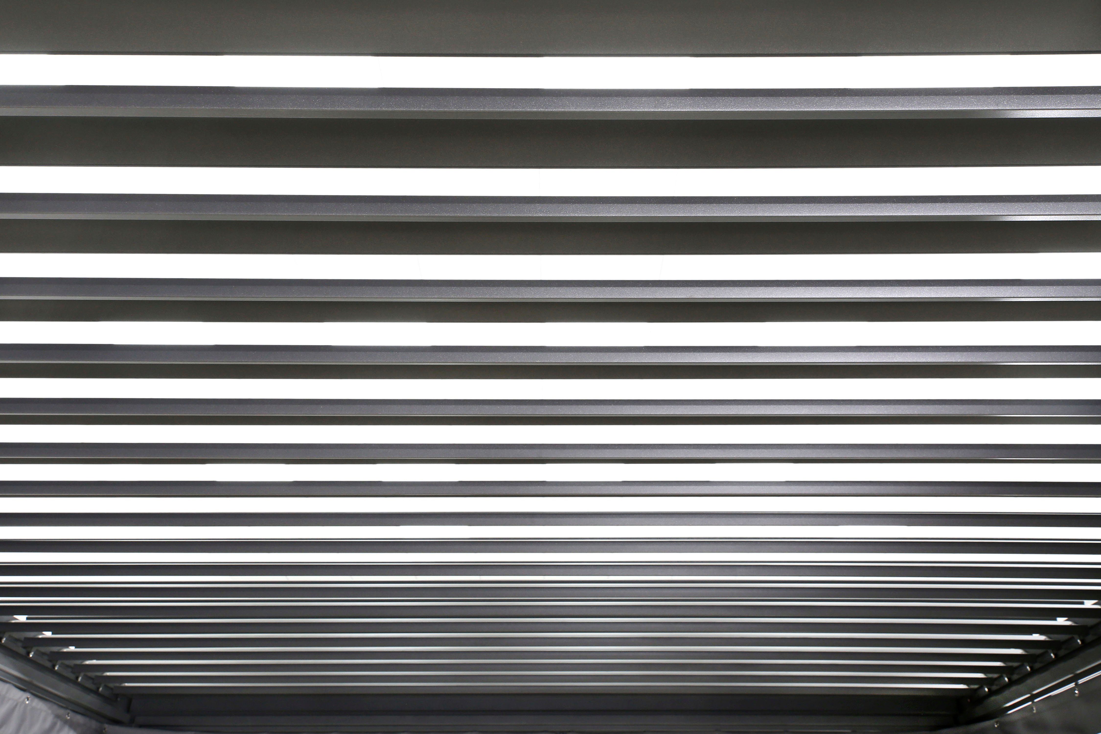 KONIFERA Pavillon Palma, mit 8 Seitenteilen, (Set), Pergola, mit Lamellendach, BxT: 300x300 cm oder 400x300 cm
