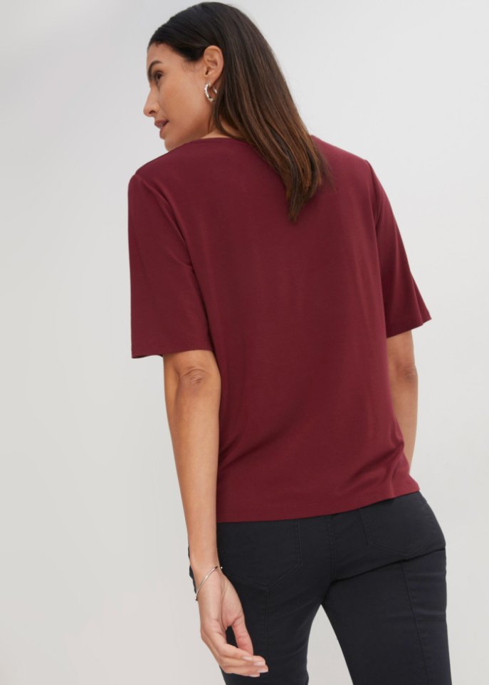 T-Shirt mit Glitzerprint