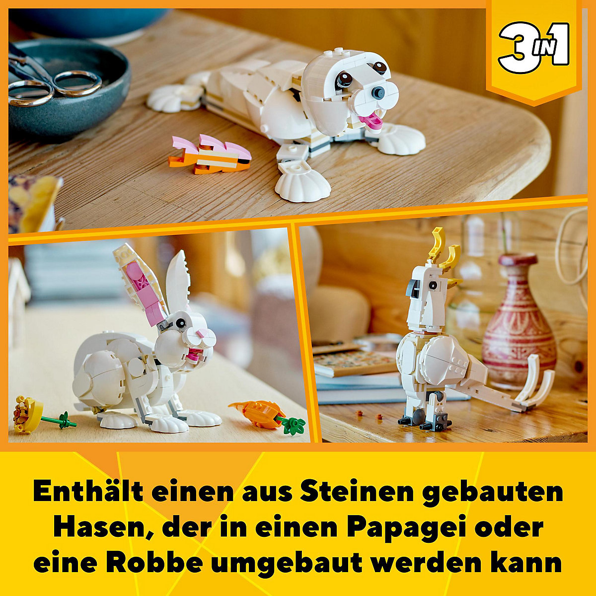 LEGO® Creator 31133 Weißer Hase