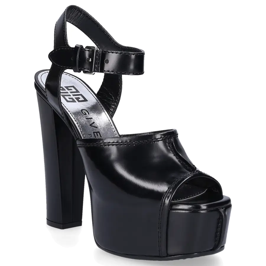Givenchy - Sandaletten High Heels BE303 Kalbsleder - schwarz