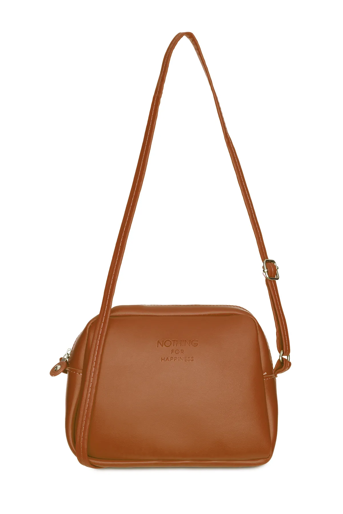 NOTHING  Damen-Handtasche und Umhängetasche Mini Urban Cross Strap mit Reißverschluss und verstellbarem Riemen