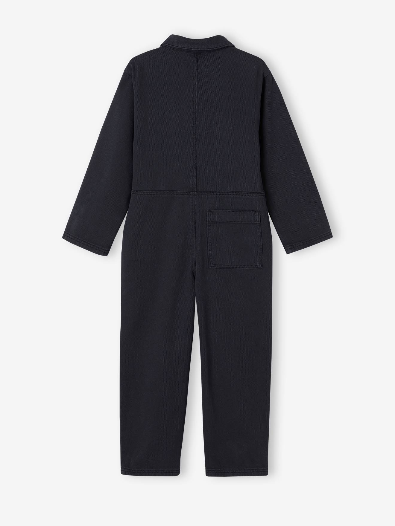 Vertbaudet Mädchen Jumpsuit im Worker-Style - anthrazit