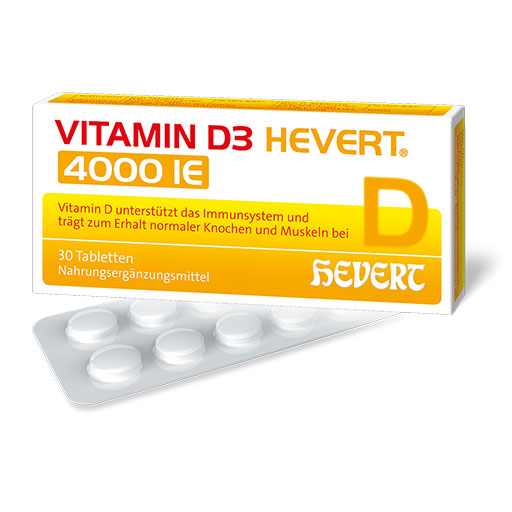 VITAMIN D3 HEVERT 4000 I.E. Tabletten  30 St  Tabletten