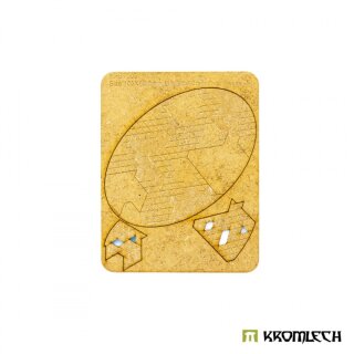 ** % SALE % ** Dark Technology 105 x 70mm Oval - Base Topper (1)