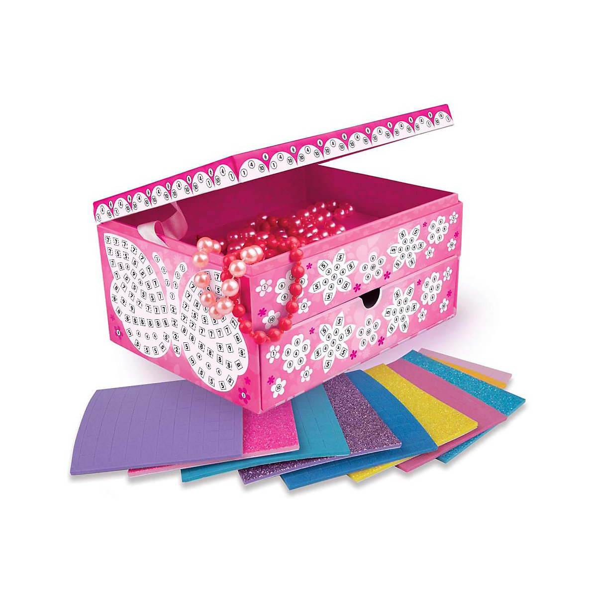 Sticky Mosaics Glitzernde Schmuckbox Schmetterling