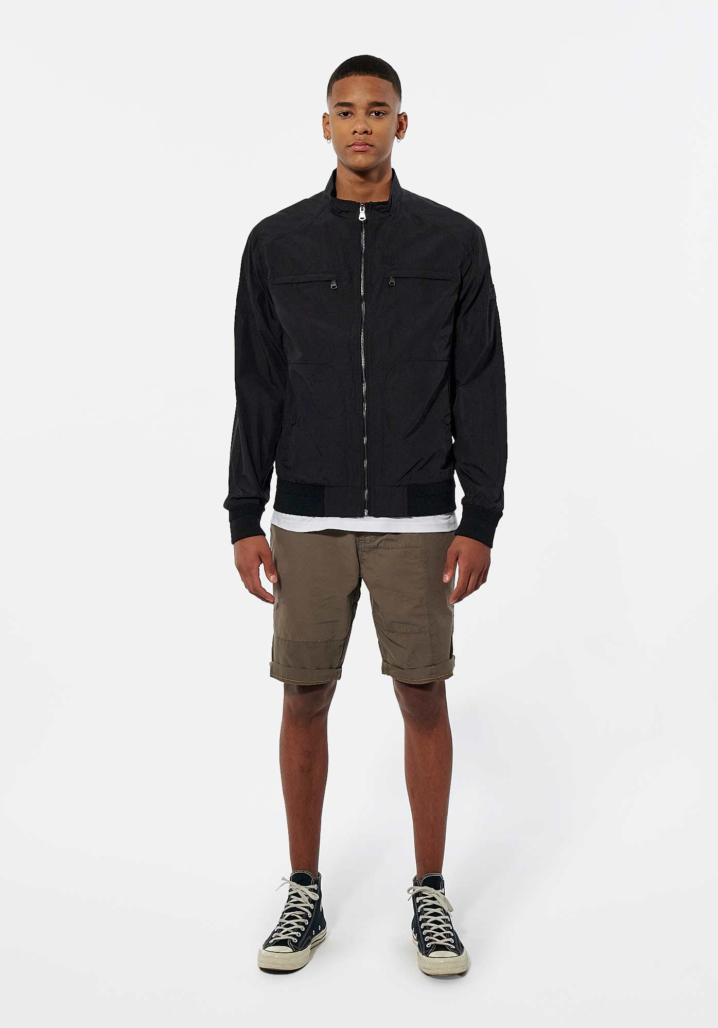 NOVIS  Veste légère noire Homme