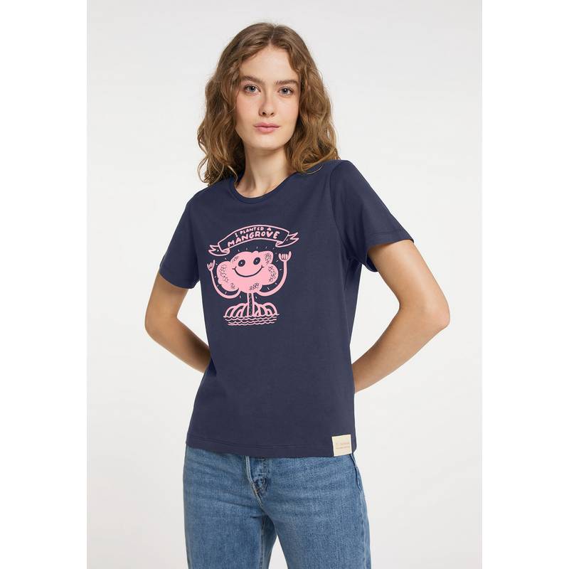 SOMWR T-Shirt With Mangrove Print T-Shirt Damen