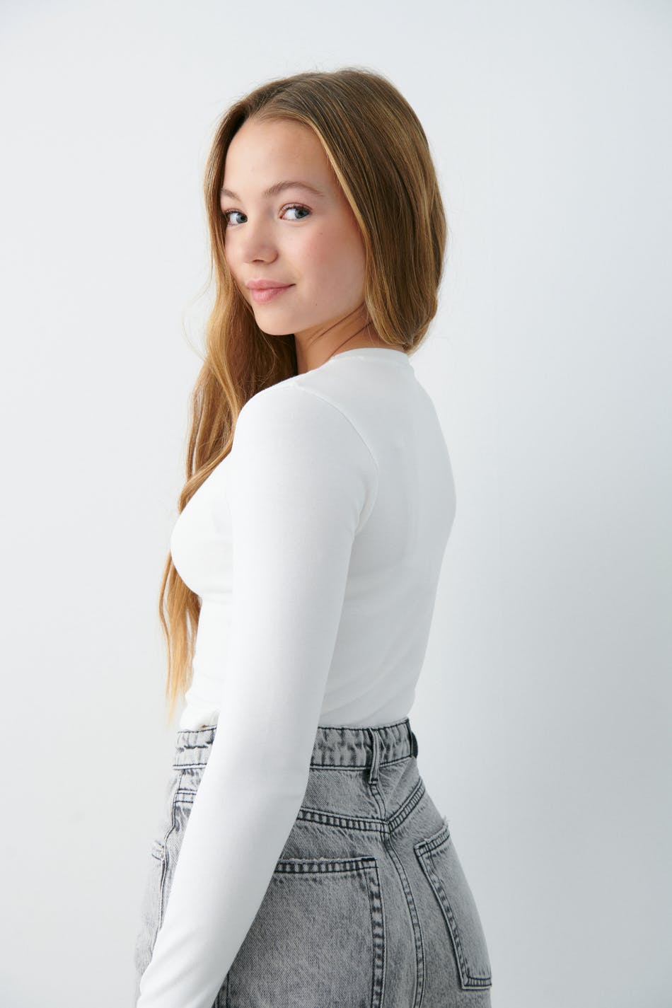 Y basic long sleeve top