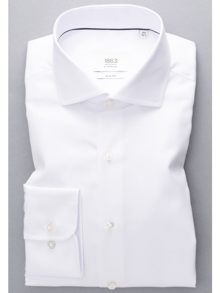 Eterna Hemd SLIM FIT in weiß günstig kaufen