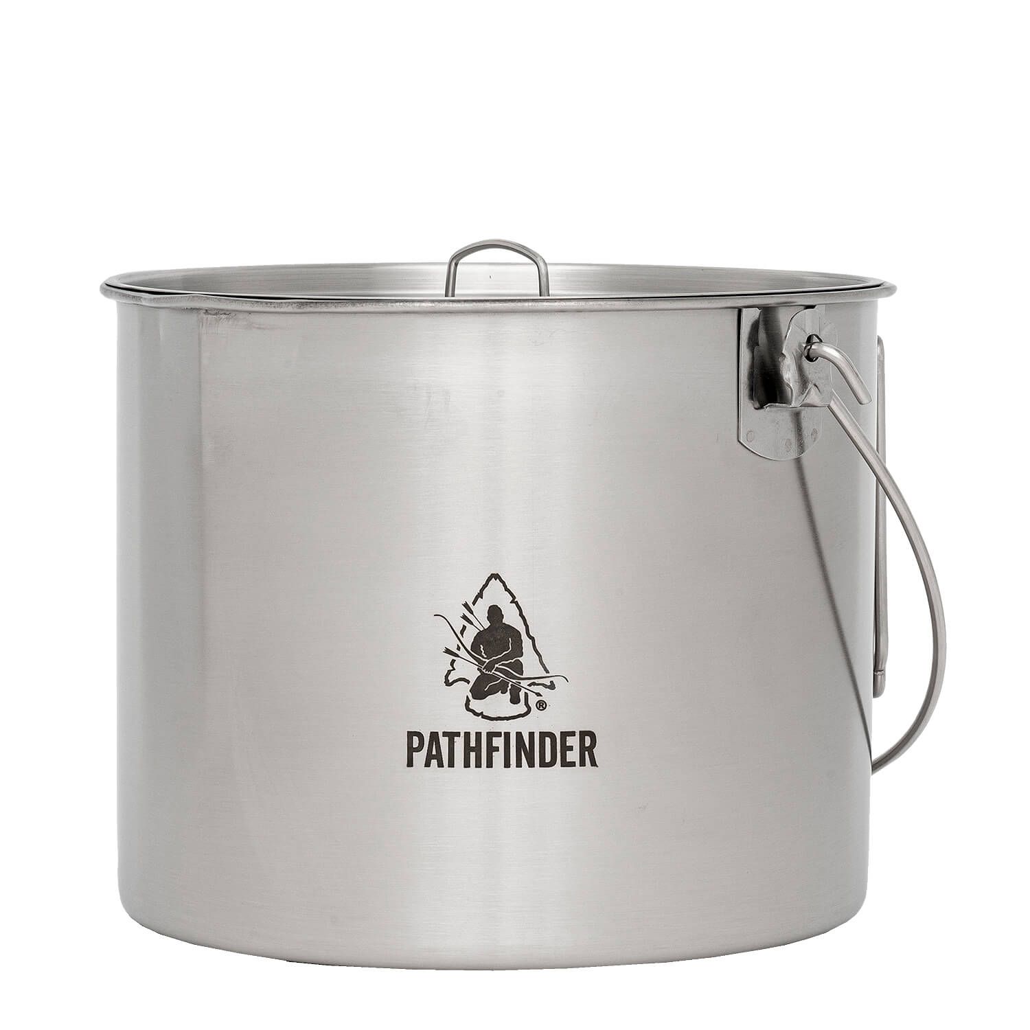 Edelstahl Bush Pot mit Deckel 3.5 Liter