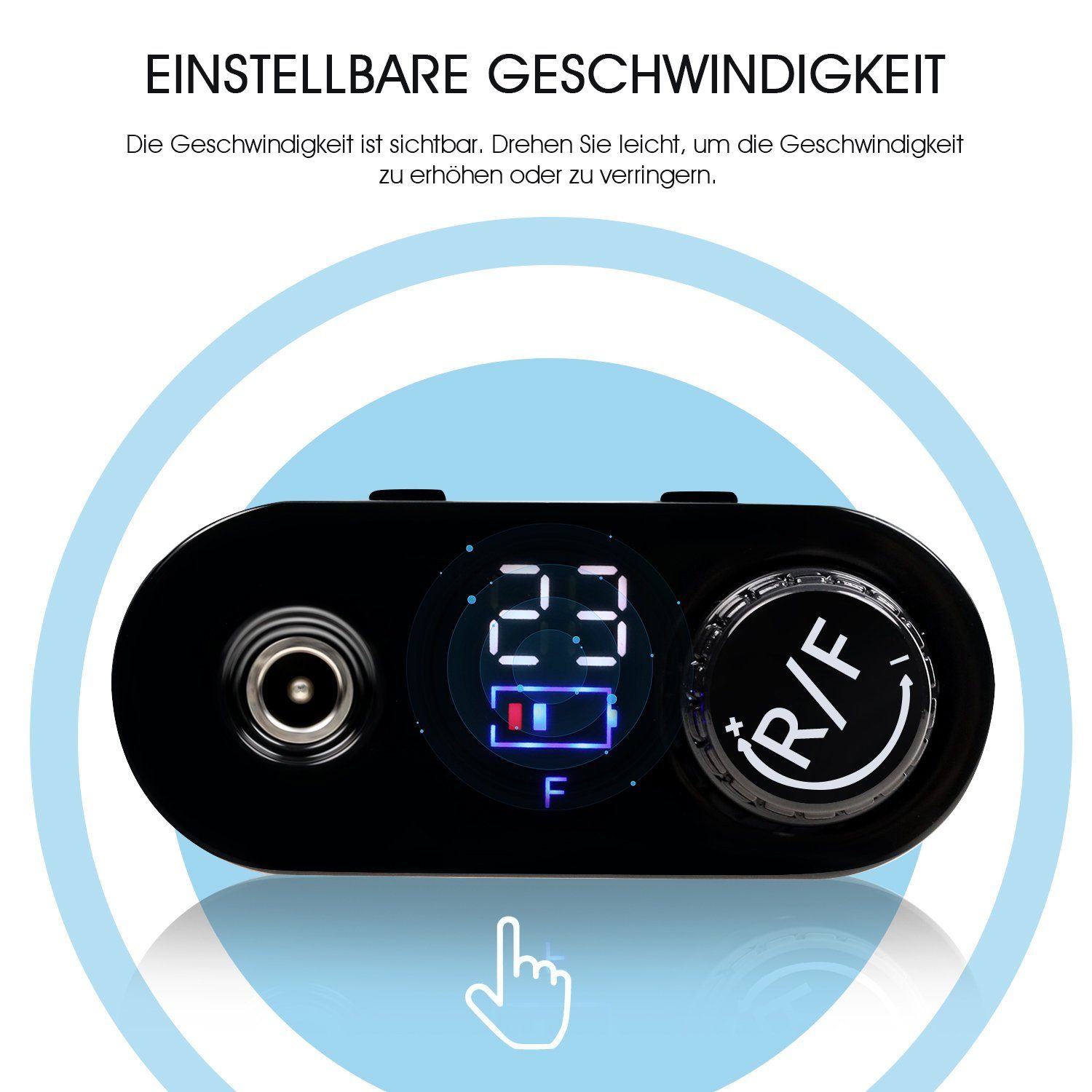 LETGOSPT Maniküre-Pediküre-Set Elektrischer Nagelfräser, 35000 U/Min Profi Nagelfeile, für Gelnägel, Pediküre Set Fußpflege für Gelnägel, Nagellack