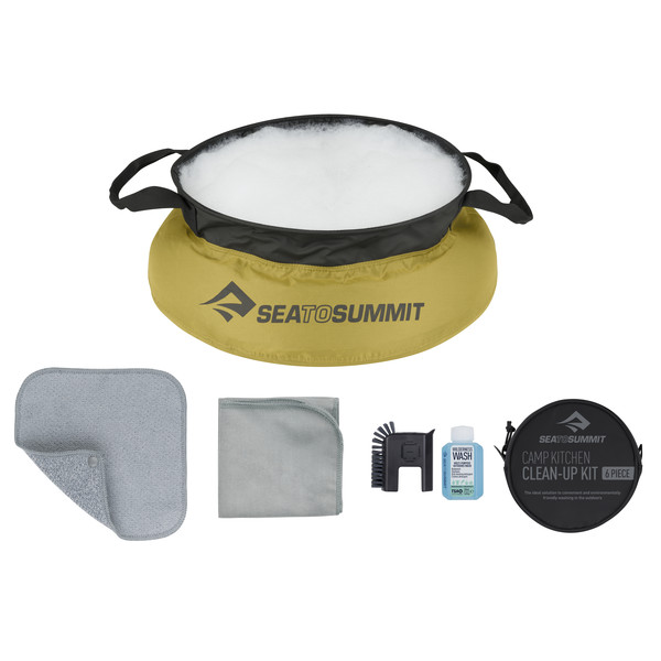 CAMP KITCHEN CLEAN-UP KIT 6 PIECE SET