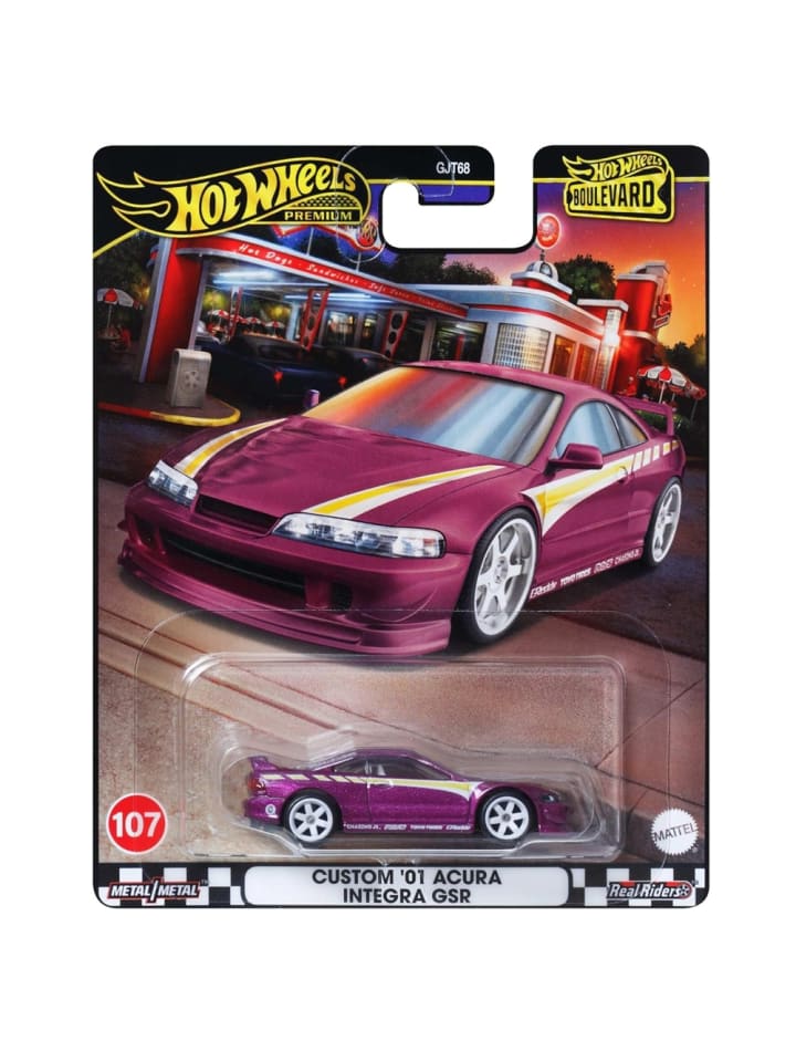 Hot Wheels Custom 01 Acura Integra GSR No.107 HRT77 | Hot Wheels Boulevard Fahrzeug günstig kaufen onesize