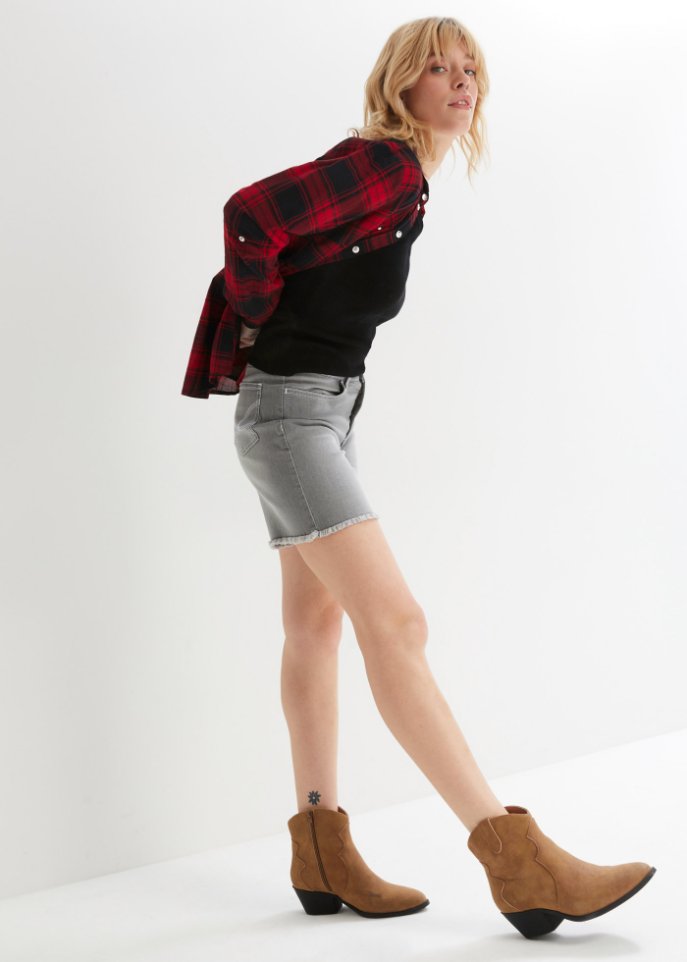 Stretch-Jeans-Shorts
