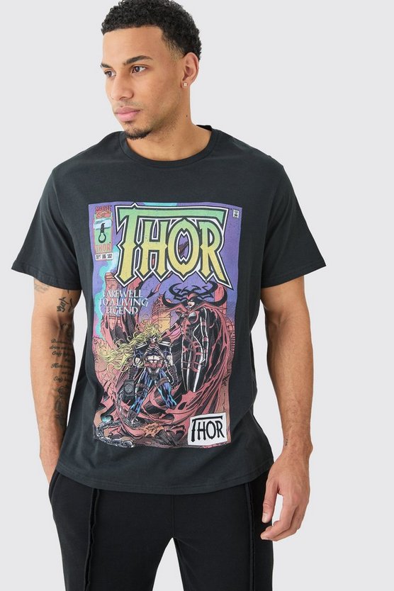Oversize T-Shirt mit lizenziertem Thor-Print