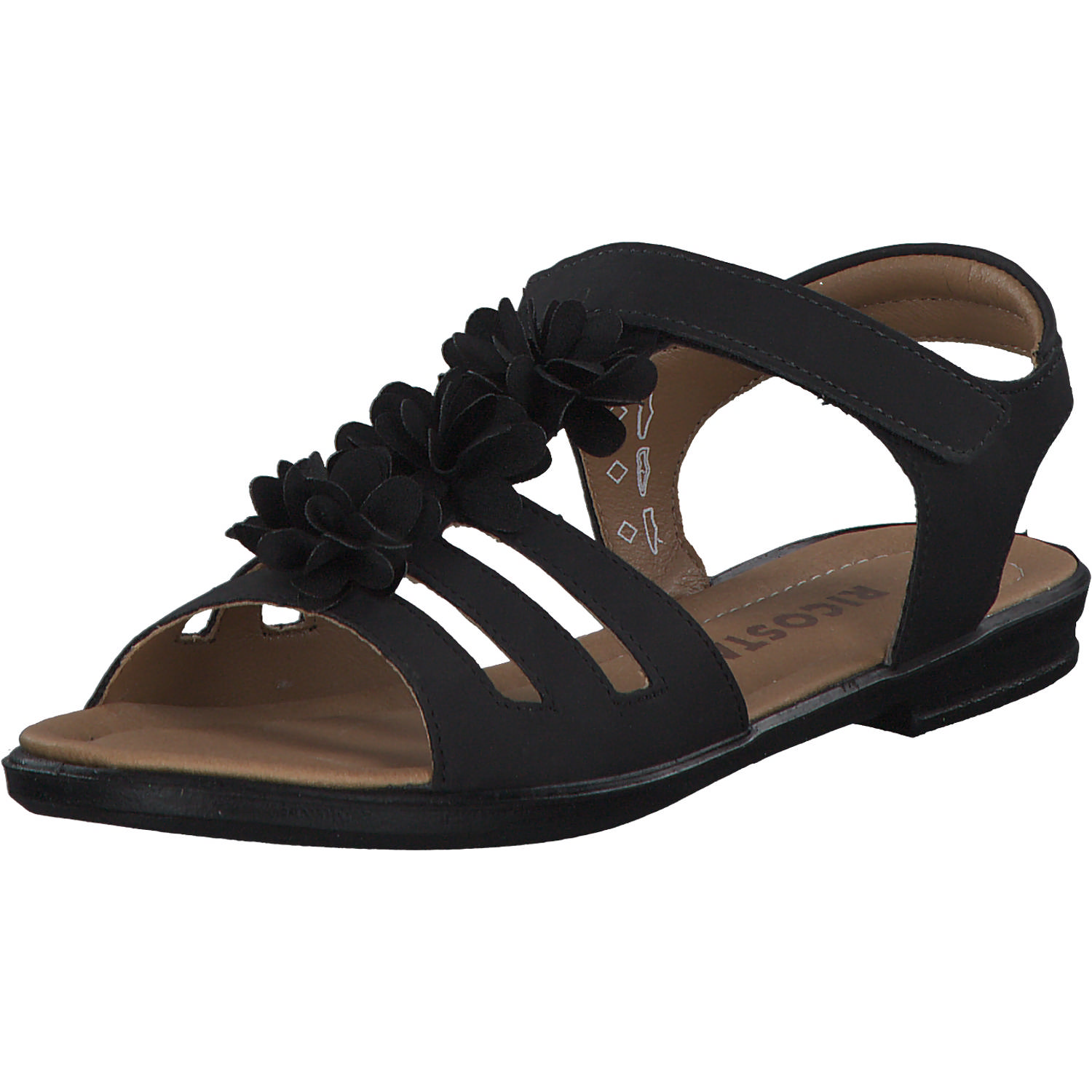 Ricosta Aurora 7001002, Sandalen (Kinder), Kinder, schwarz