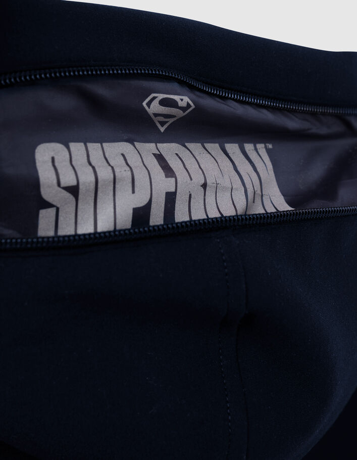 Cardigan marine zippé logo SUPERMAN garçon