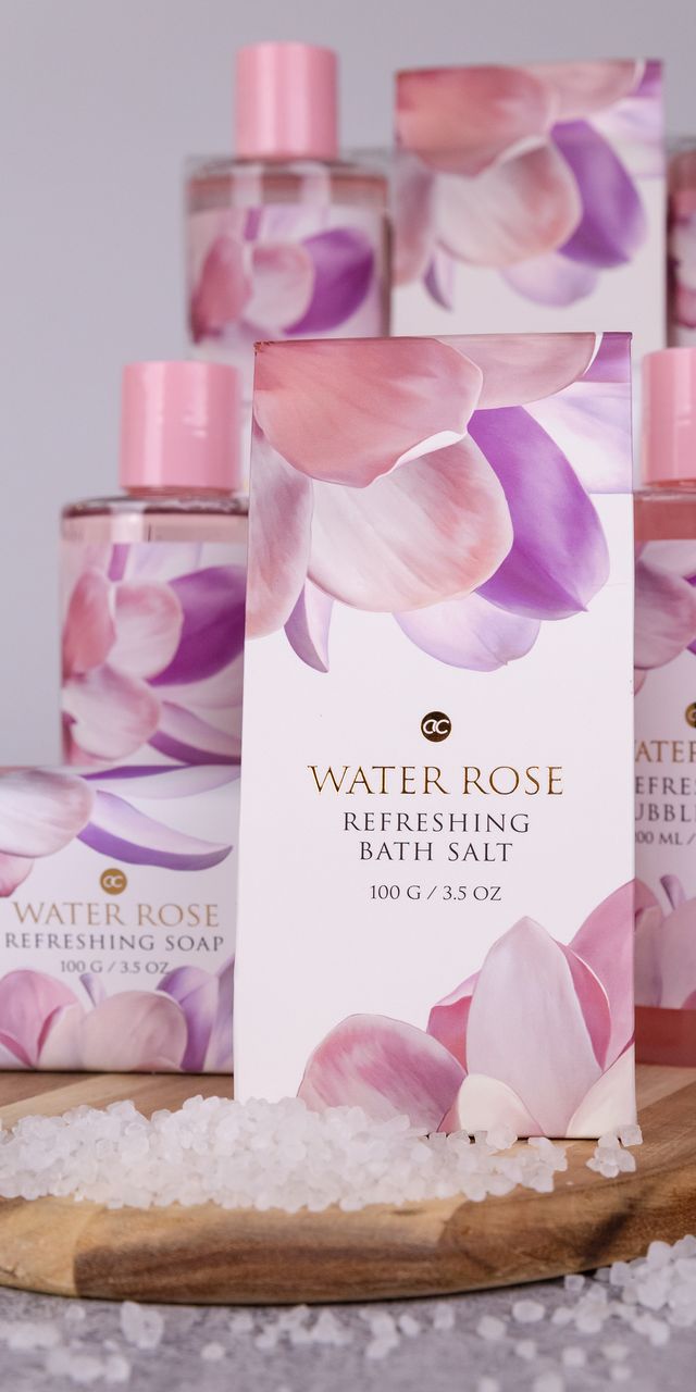 accentra Badeset WATER ROSE in Geschenkbox