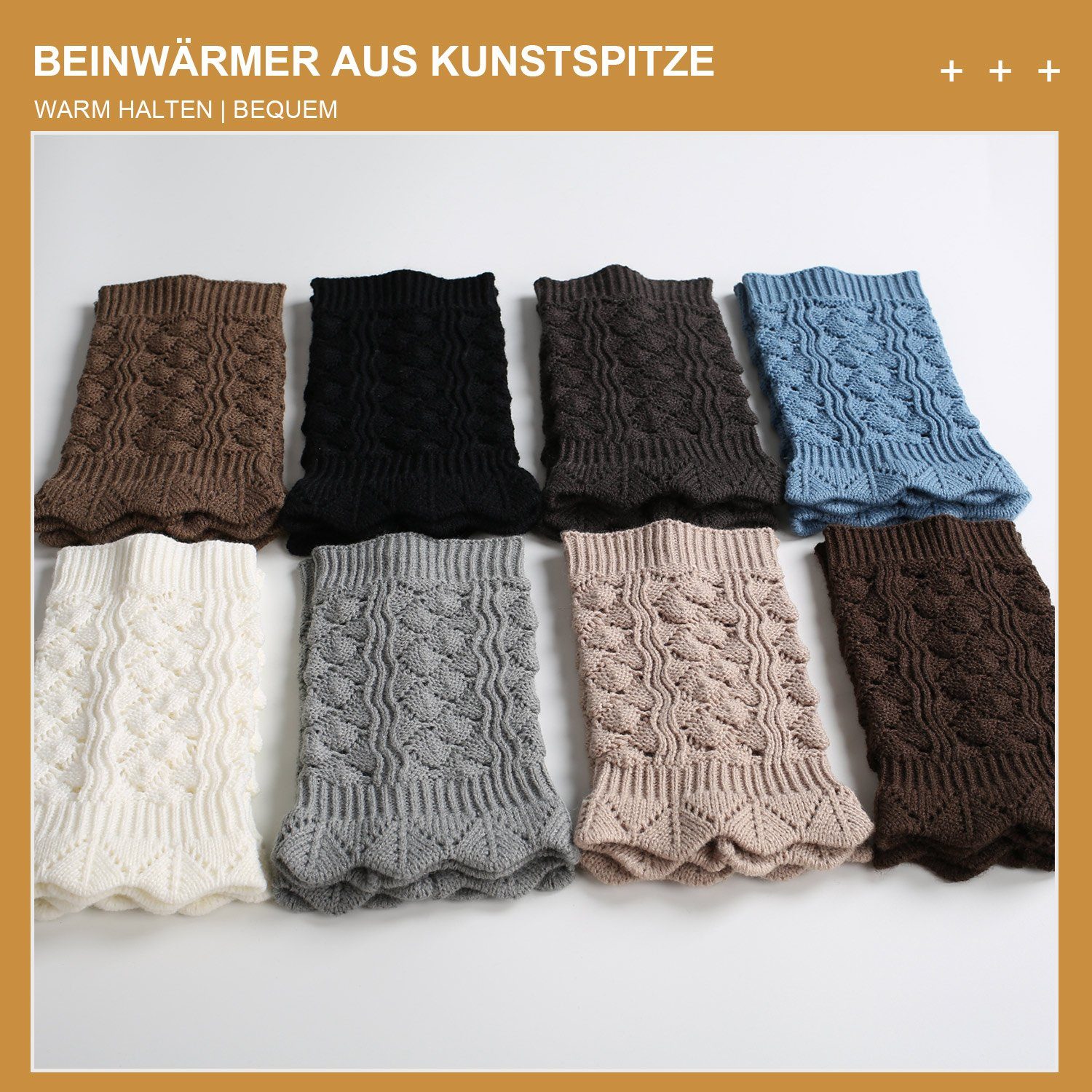 Daisred Beinstulpen Stulpensocken Beinwärmer Beinlinge