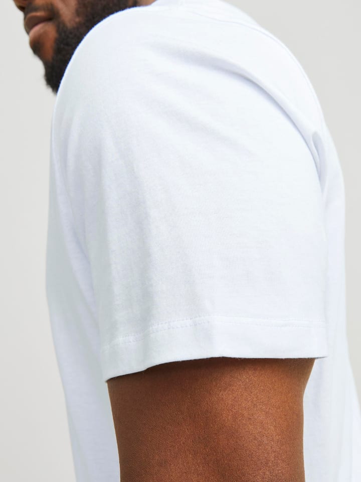 JACK & JONES PLUS T-shirt in White günstig kaufen