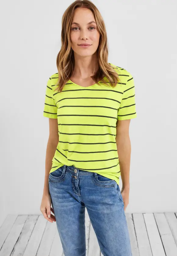 CECIL T-Shirt mit Streifenmuster