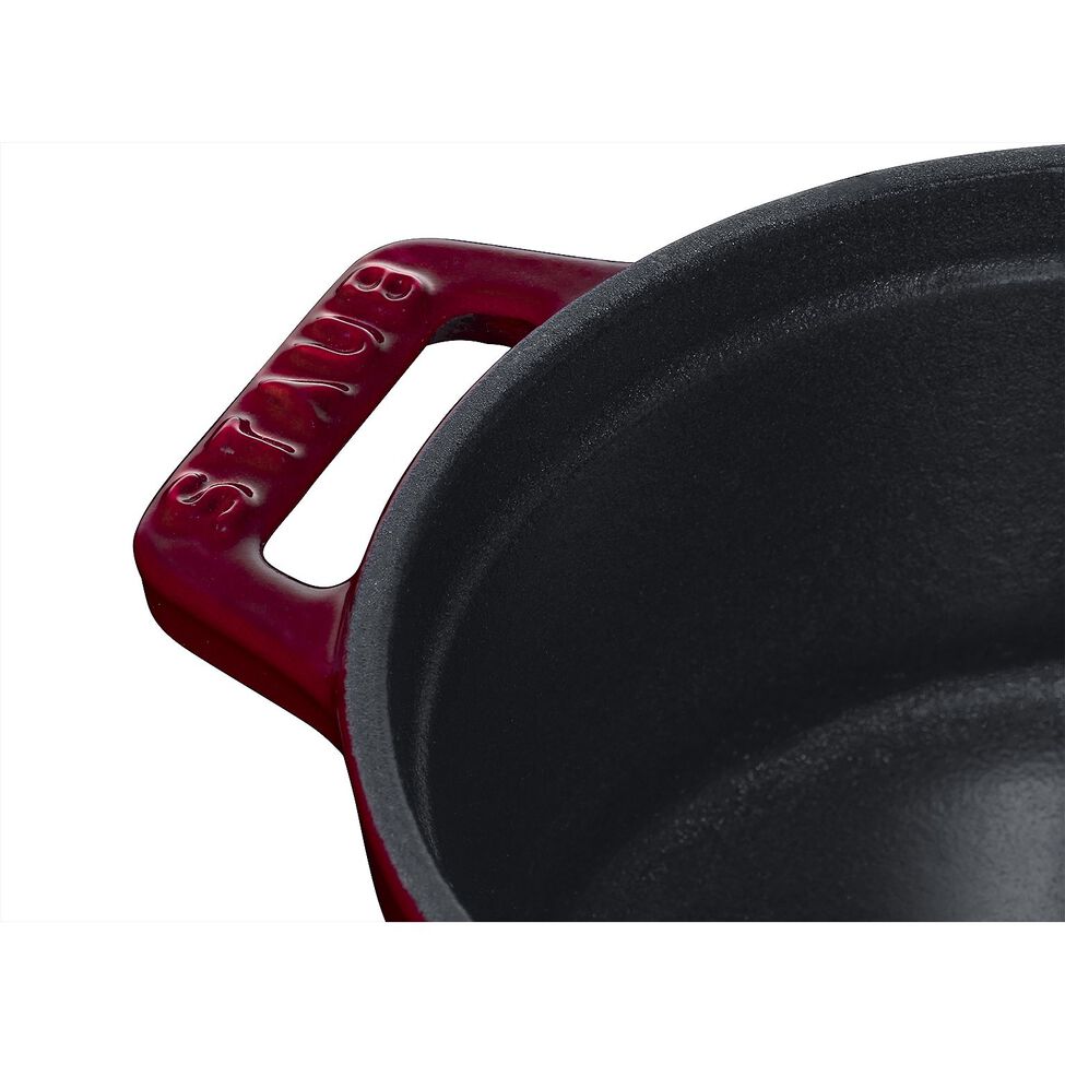 Mini Cocotte 10 cm, rund, Bordeaux, Gusseisen