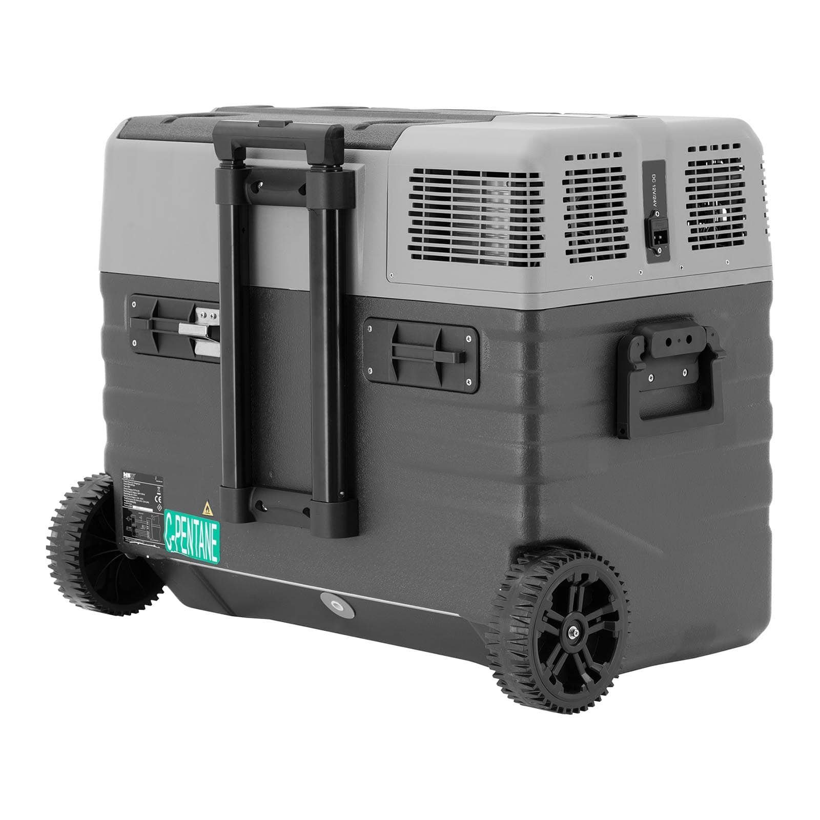 MSW Elektrische Kühlbox Auto-Kühlschrank /gefrierschrank - 12/24V (DC)/100 - 240V (AC) - 52L