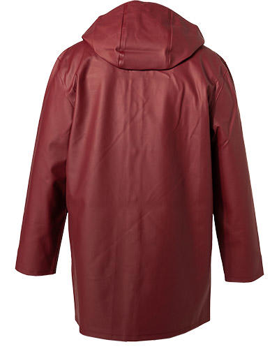 STUTTERHEIM, Regenmantel, PVC wasserdicht, bordeaux