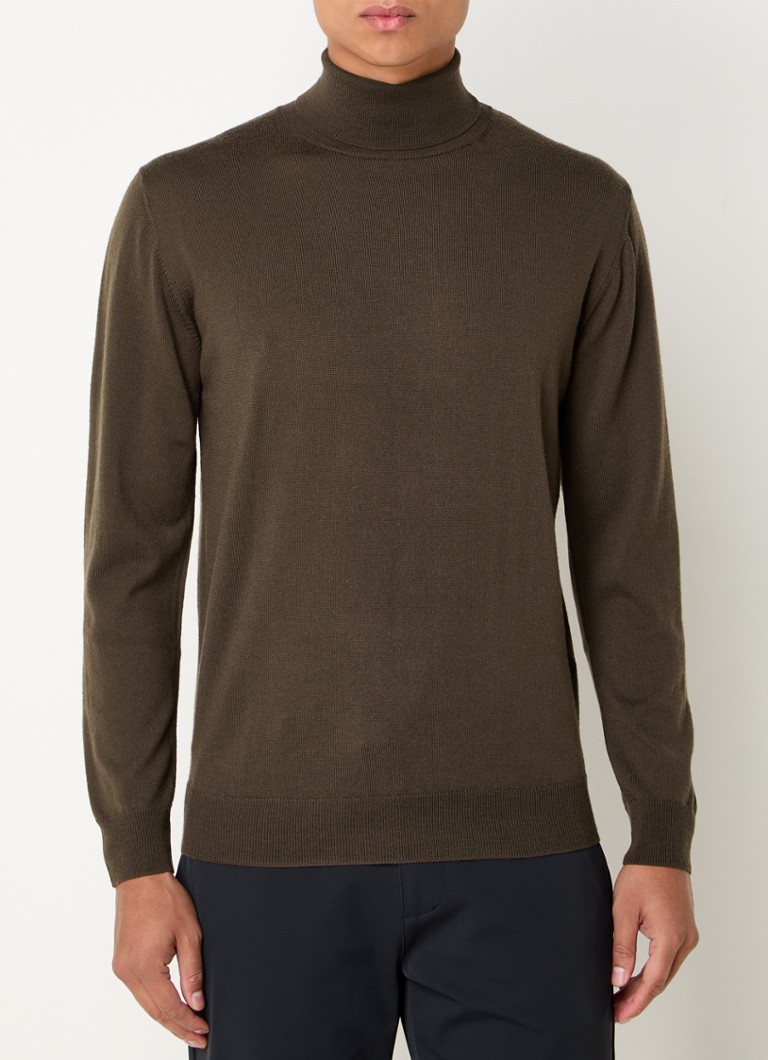 Pull en laine fine à col roulé Boggi Milano