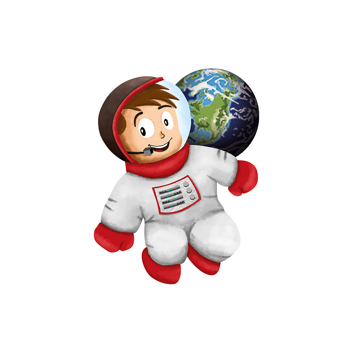 Mini-Tattoos Rakete & Planeten, 24 Stück
