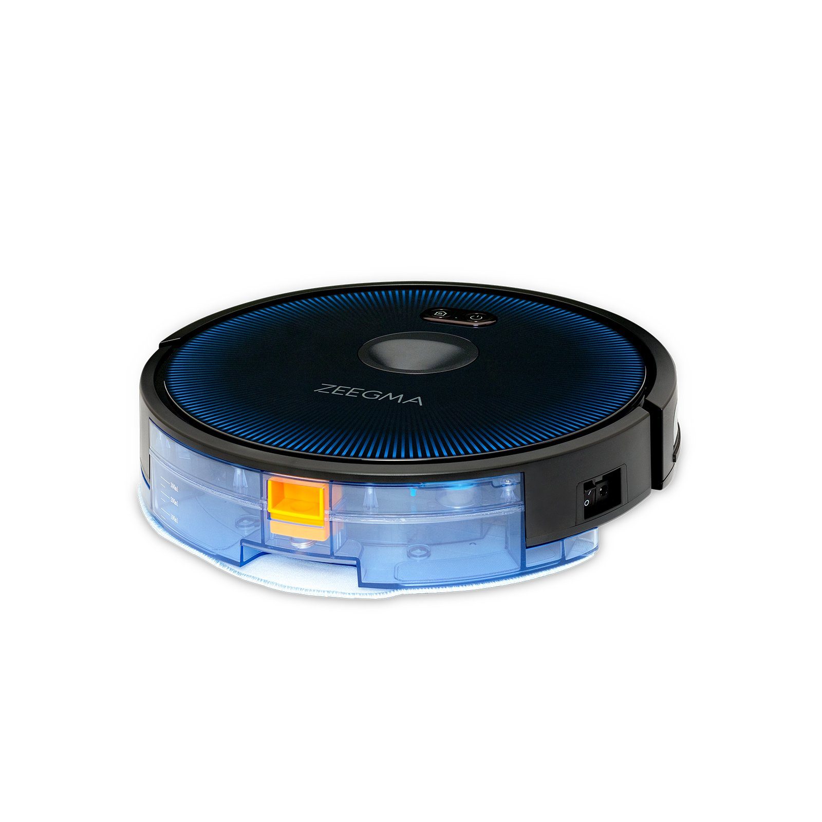 Zeegma Saugroboter ROBO VISION, Wischfunktion,180 m², 2xHEPA-Filter, 31 Sensoren, APP