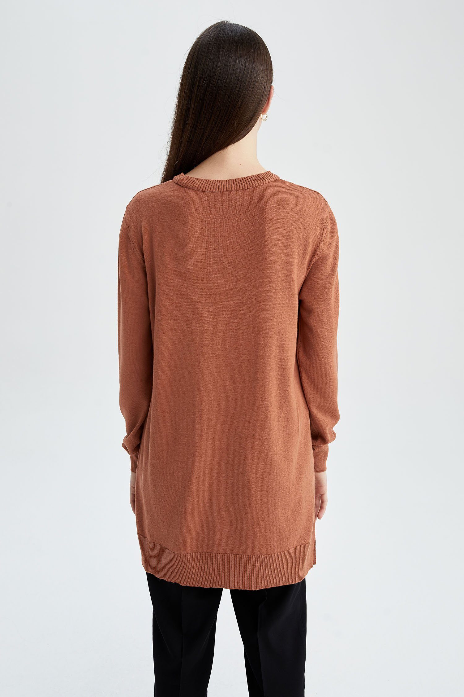 DeFacto Stricktunika Damen Stricktunika REGULAR FIT