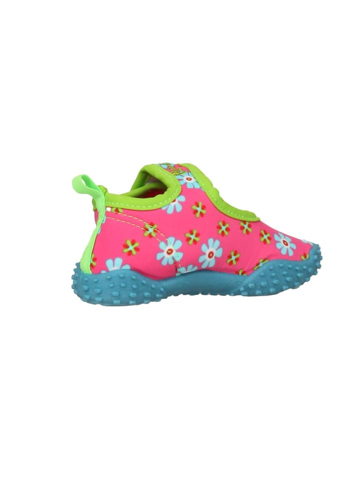 Playshoes Aqua-Schuh Blumen in Pink günstig kaufen