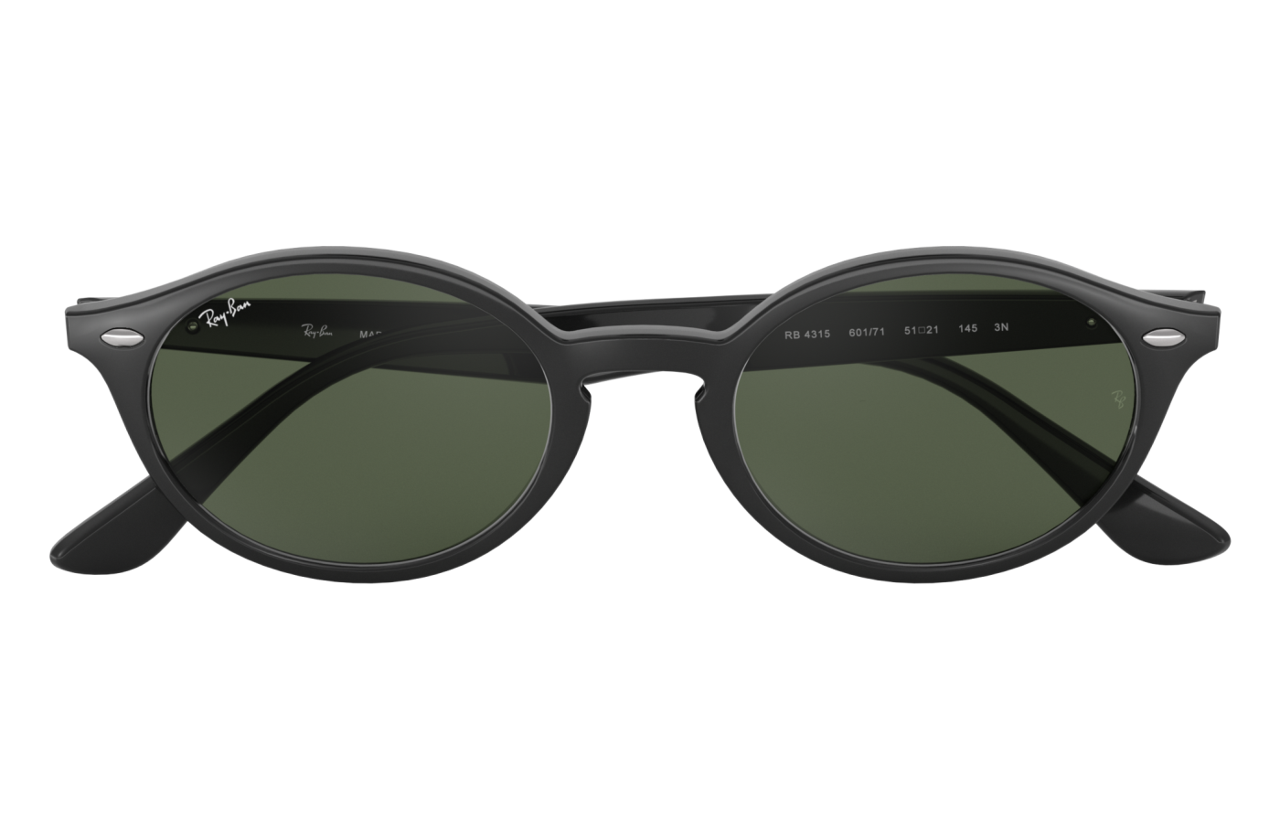 RB4315 - Negru lucios Verde