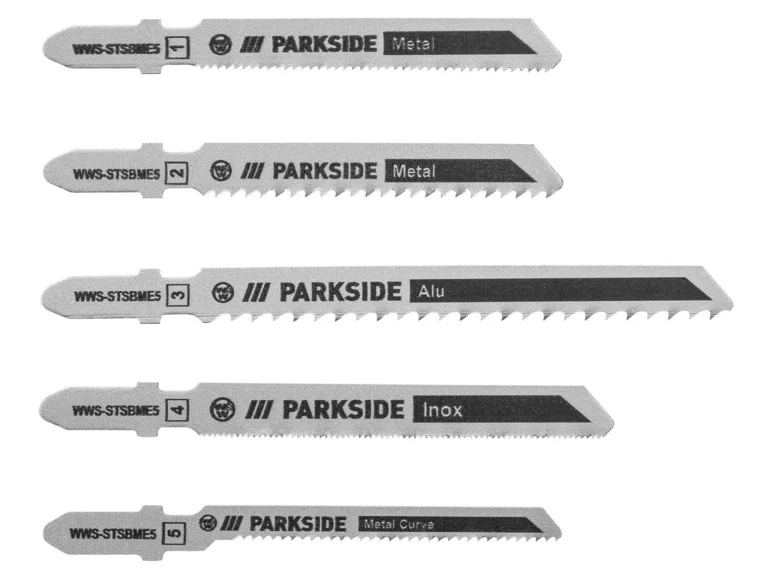Serra vertical de 5 lâminas PARKSIDE® Zestaw PSTZ 3 A1