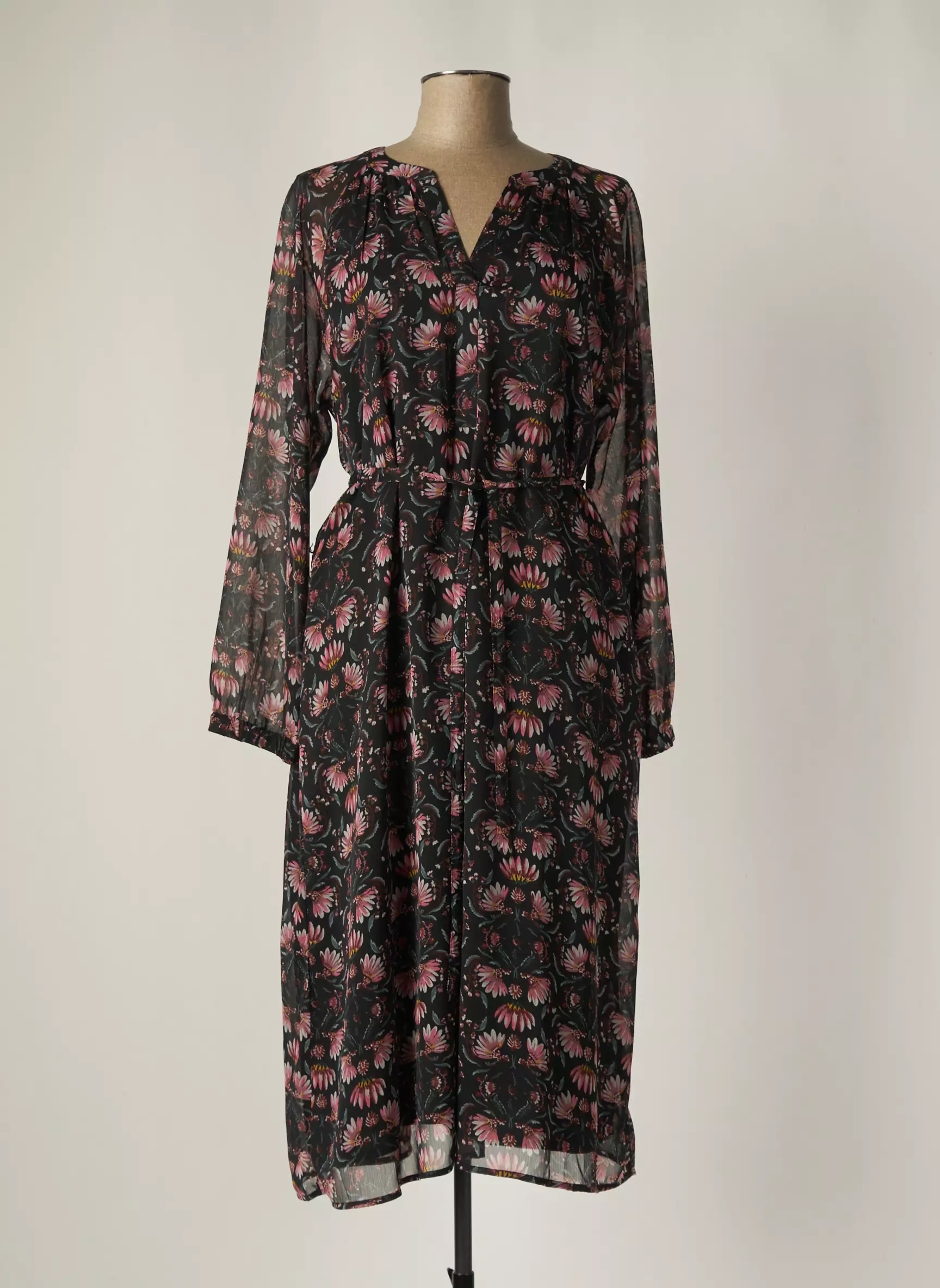 Street One Robes Mi Longues Femme couleur noir