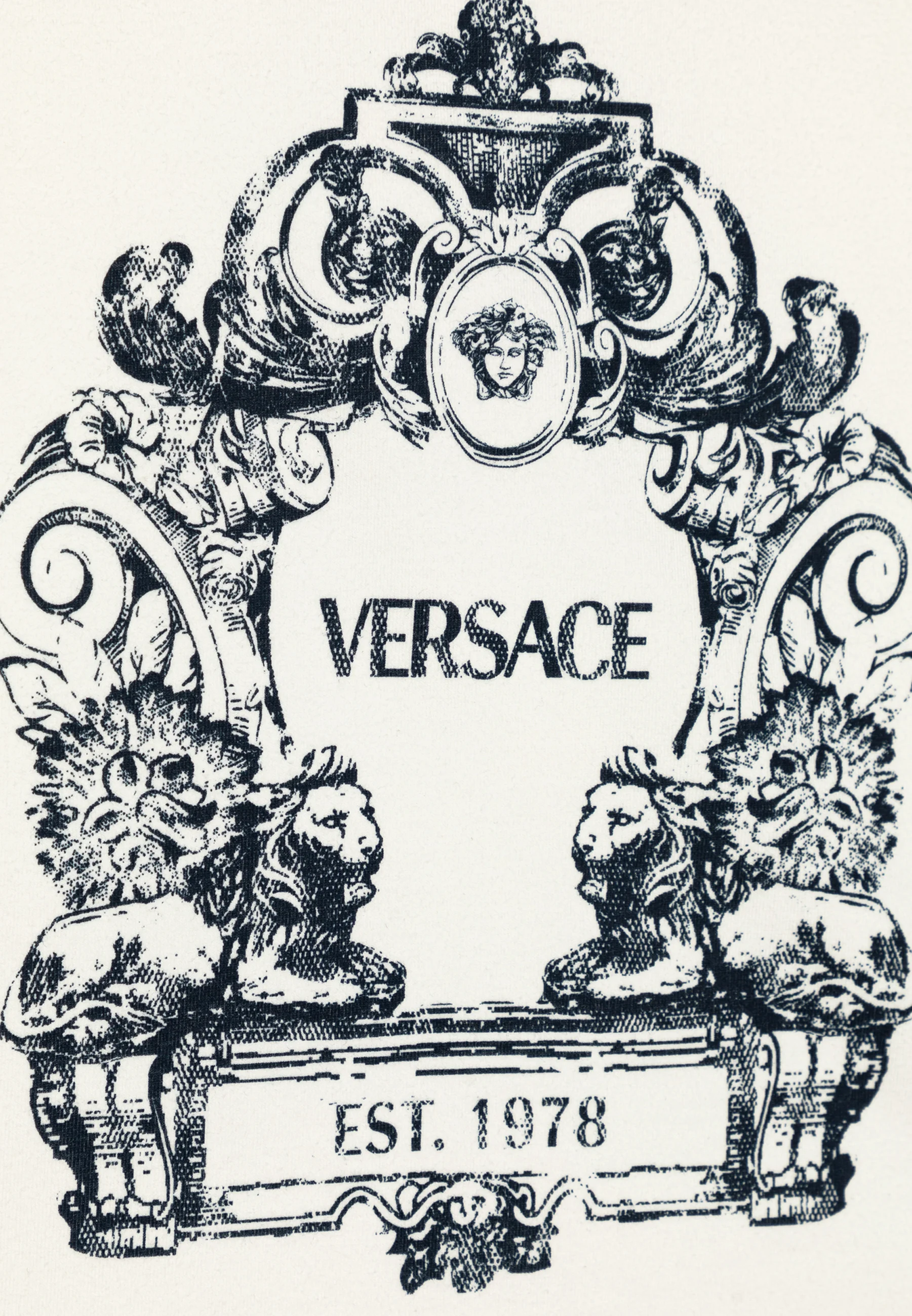 Versace STEMMA PRINT UNISEX - Camiseta estampada