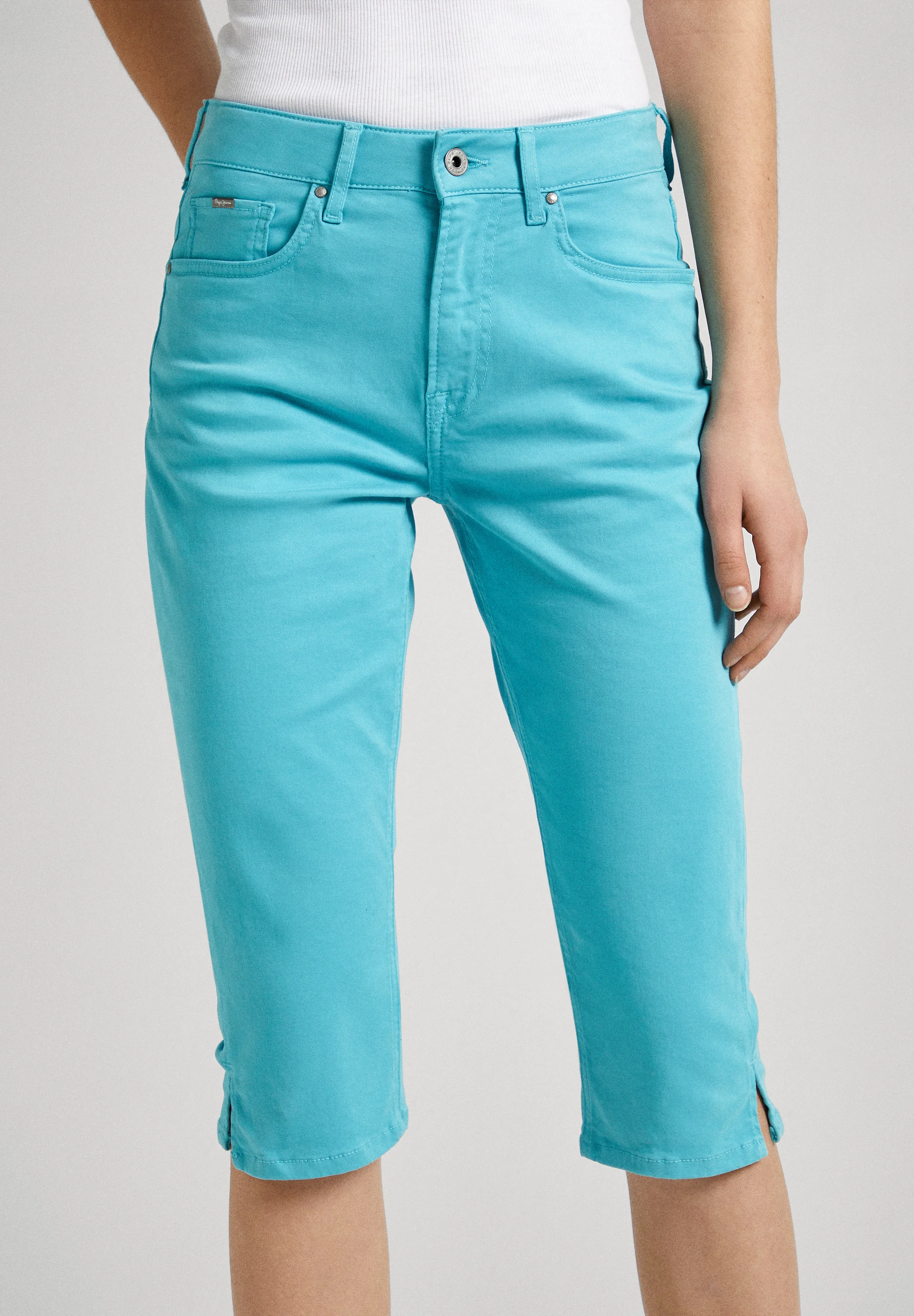 Pepe Jeans CROP- Shorts vaqueros