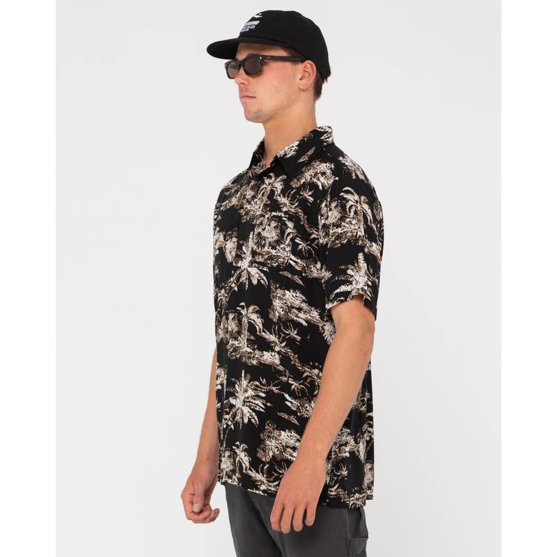 RUSTY PALM READER SHORT SLEEVE SHIRT Kurzarmhemd Herren