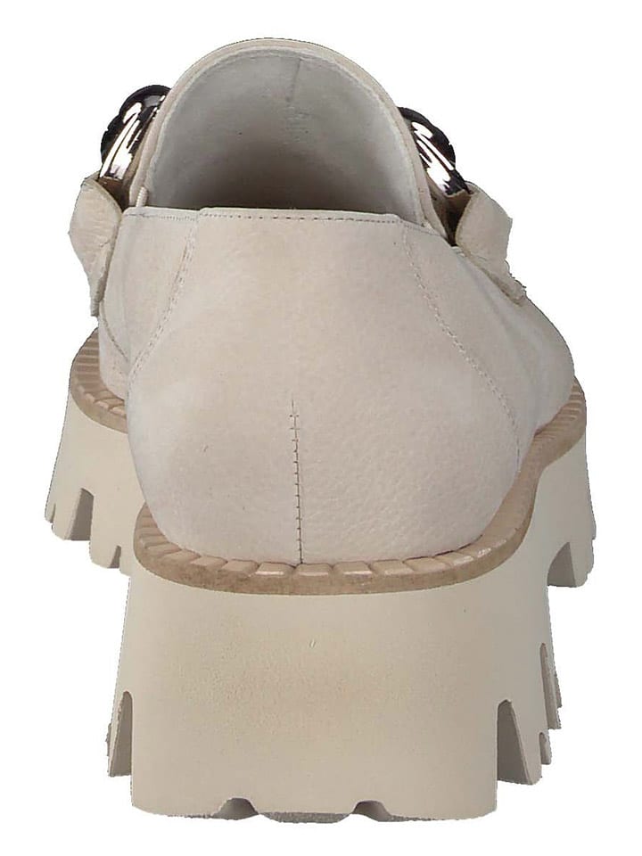 Paul Green Leder-Mokassins  in Beige günstig kaufen