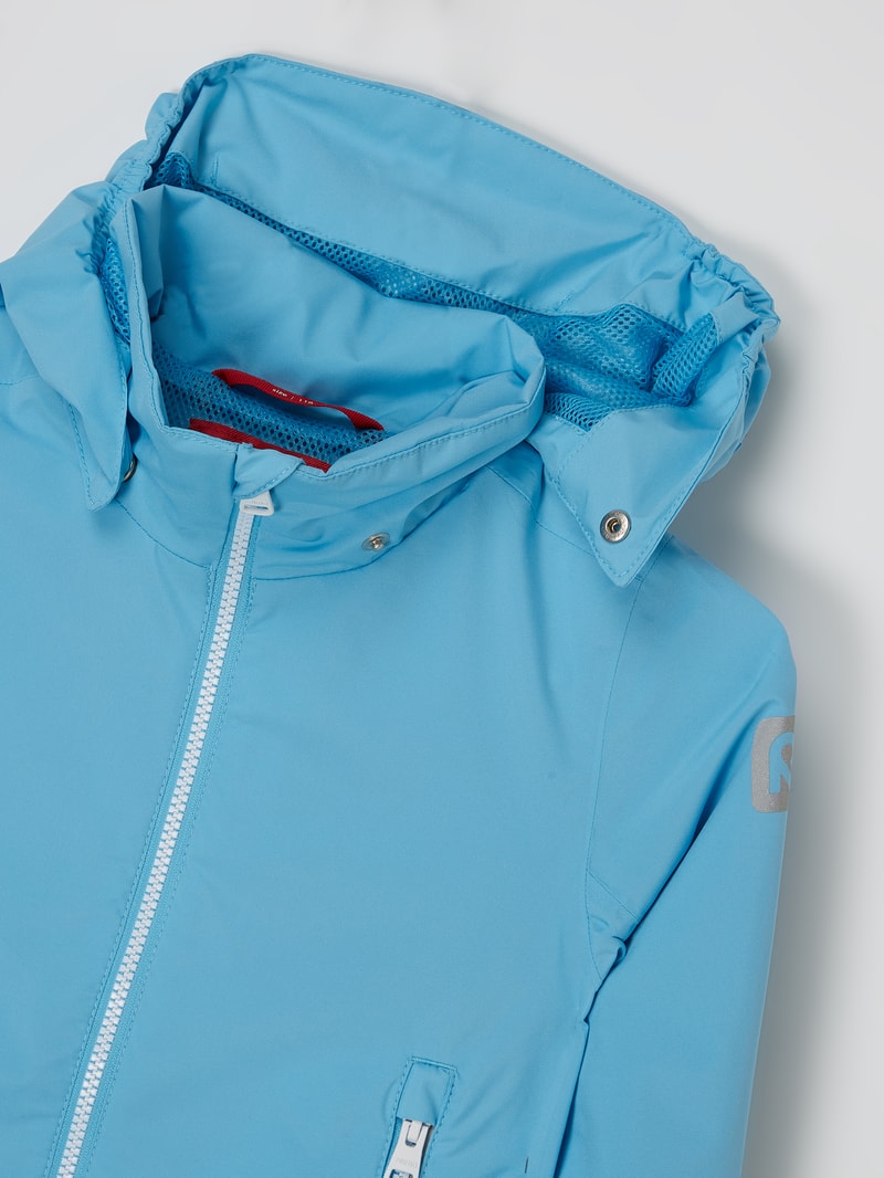 Jacke mit abnehmbarer Kapuze - wasserabweisend in bleu