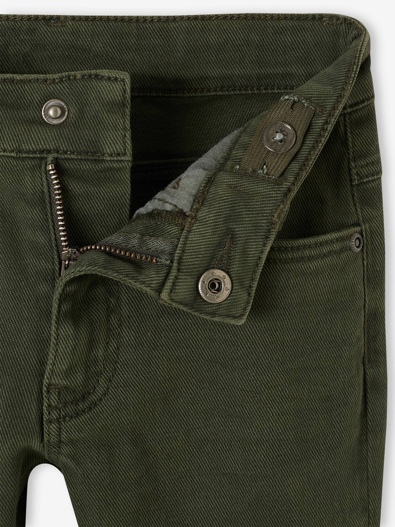 Vertbaudet Jungen Slim-Fit-Hose, Hüftweite SLIM - schokolade
