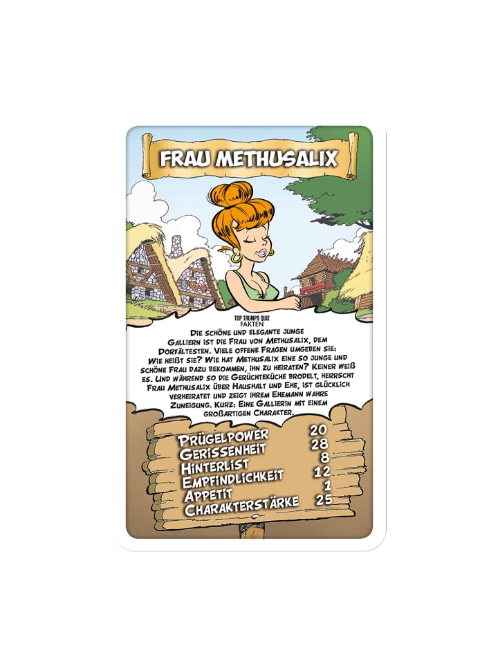 Winning Moves Top Trumps Asterix Spiel Karten Quartett Quartettspiel Kartenspiel in bunt günstig kaufen onesize
