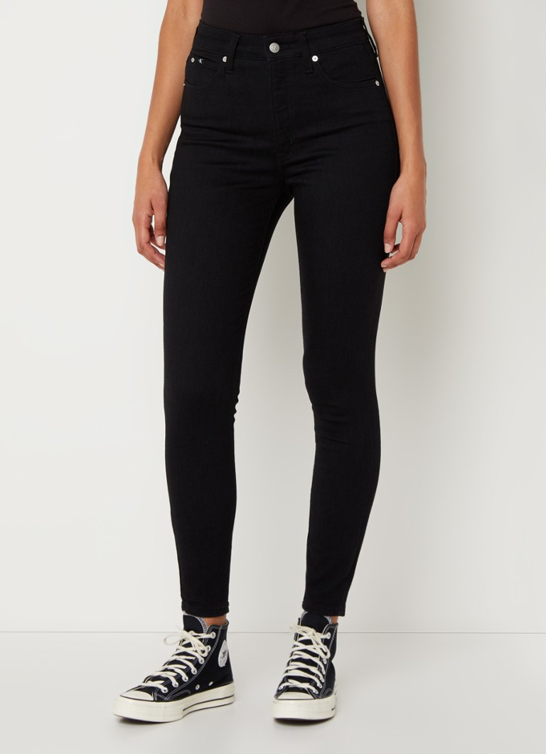 Jeans skinny a vita alta Calvin Klein con lavaggio colorato