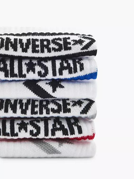 Converse 6er Pack Sneakersocken