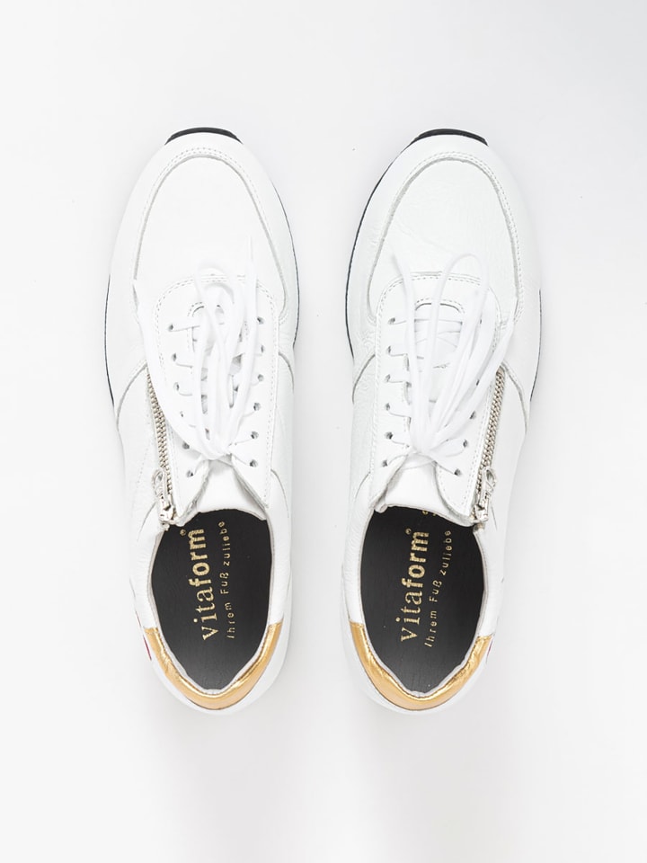 VITAFORM Hirschleder Sneaker in weiß günstig kaufen